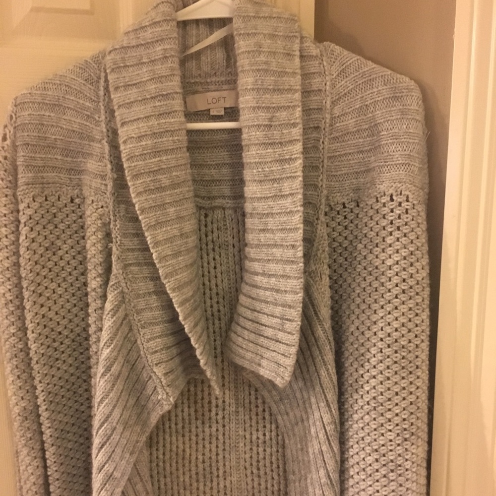 Loft gray sweater